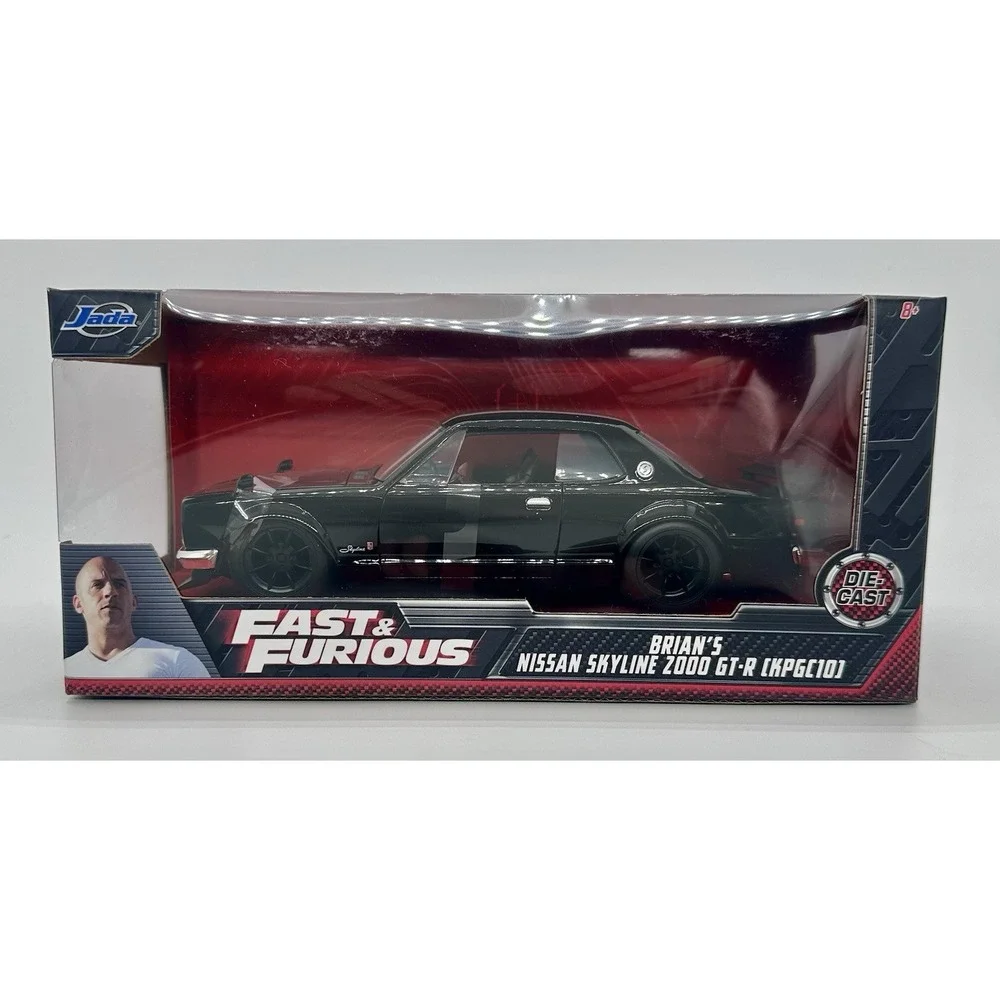 Jada Fast & Furious Brian's Nissan Skyline 2000 GT-R KPGC10 1:24 NEW